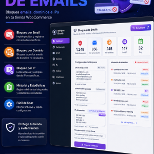 Plugin Bloqueo de Emails, Dominios e IPs para WooCommerce